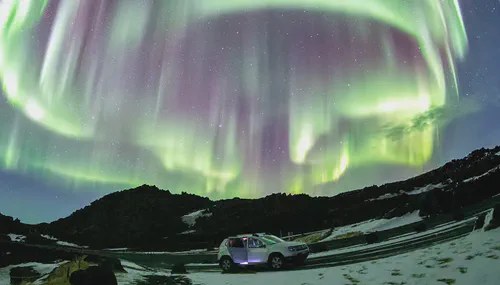 Looks Like the Car Was Vacuumed to Space